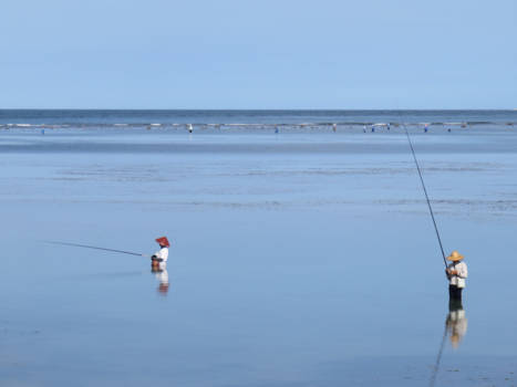 Bali - Vissers bij Sanur