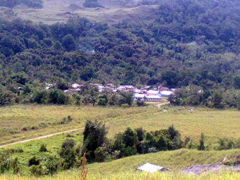 Molukken - Mngswaen dorp in eiland Buru