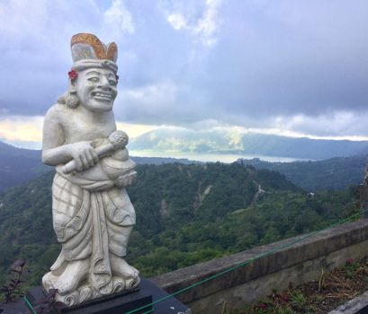 Bali - Uitzicht op het kratermeer