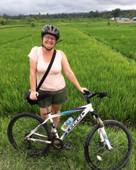 Bali - Fietstocht vanaf de vulkaan