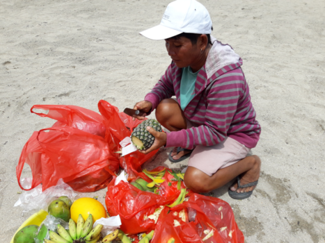Rondreis Bali & Lombok - Fruit verkoop in sanur