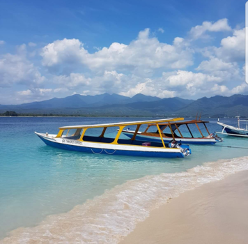 Gili-eilanden - Gili Air View at Lombok