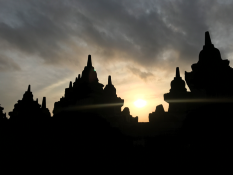 Borobudur - Sunset