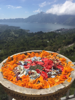 Bali - Offer aan mount agung