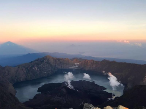 Gunung Rinjani - Rinjani vulkaan Indonesië