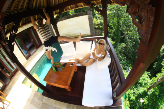 Bali - Prachtig Bali + zelftimer + geïmproviseerde camerahouder die het net 1 shot volhield