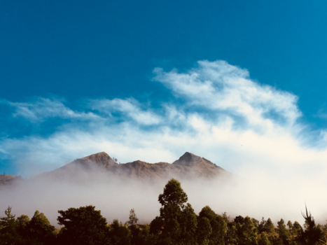 Bali - Mount Batur Surrounded by clouds