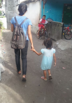 Yogyakarta - In de kampung (krottenwijk)