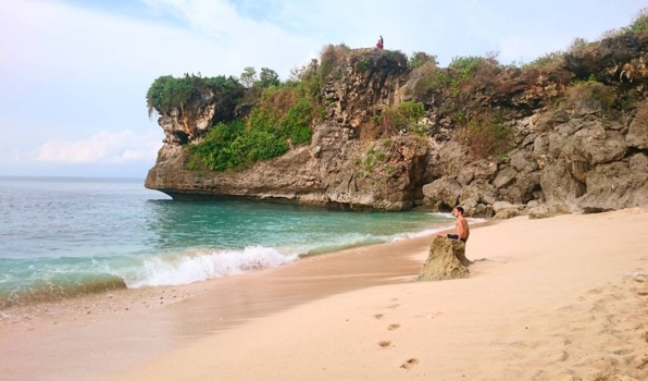 Rondreis Bali & Lombok - Balangan beach (Bali)