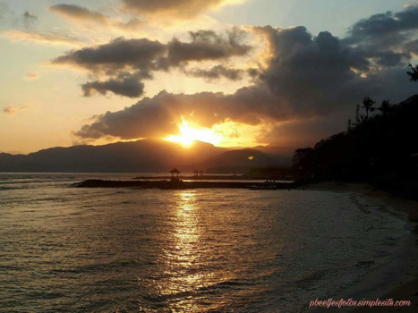 Bali - Zonsondergang Candidasa Bali