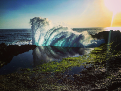 Nusa Lembongan - Devil’s Tear op Nusa Lembongan, Indonesië
