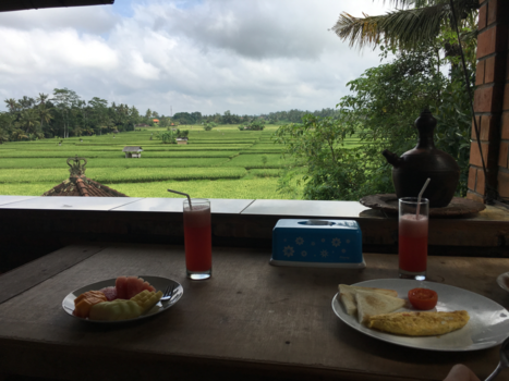 Bali - Ontbijt in ubud