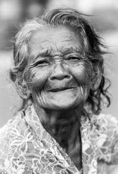 Yogyakarta - 100 years old and still smiling
