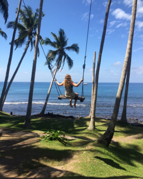 Bali - Beetje schommelen de hele dag..