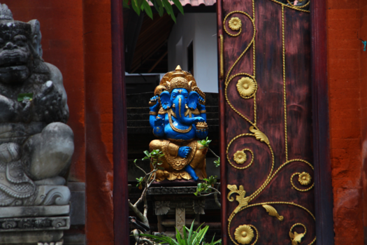 Ubud - They get more artistic the longer you rent a motorbike and the further you drive...