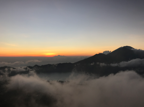 Bali - Zonsopgang vanaf de vulkaan