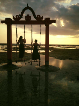 Bali - Swings and sunset