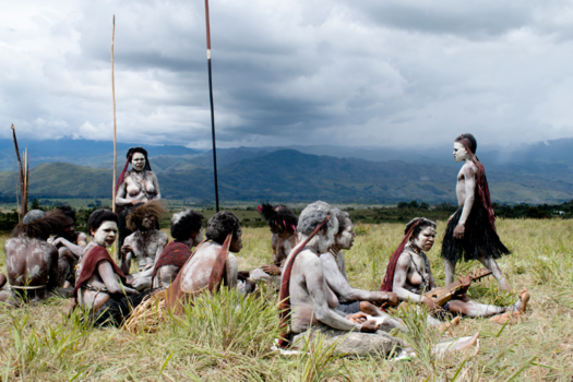 Papoea - Wamena Papua, Local tribe.