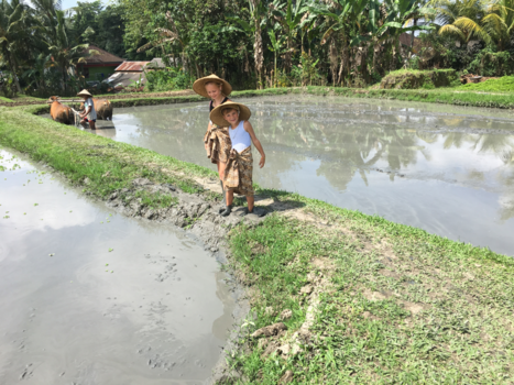 Bali - Ons Balinese boertje en boerinnetje