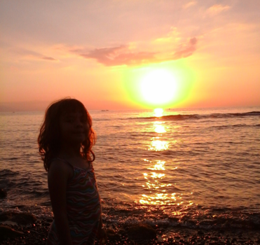 Singaraja - 2. Sundown at the Balinese sea .....