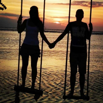 Gili-eilanden - Sunset wit love