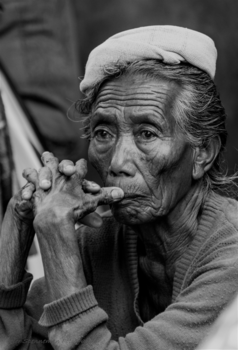 Bali - Beautiful old lady