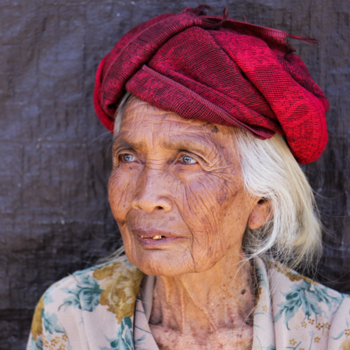 Bali - Beautiful old lady, Ubud