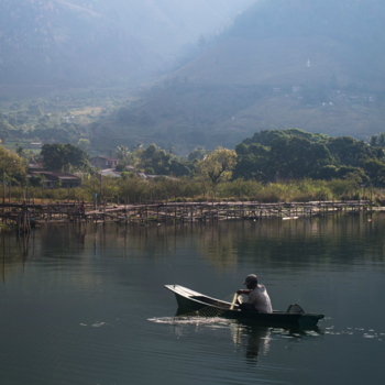 Lake Toba - Fisherman