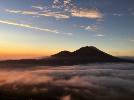 Bali - Na een klim van vier uur...