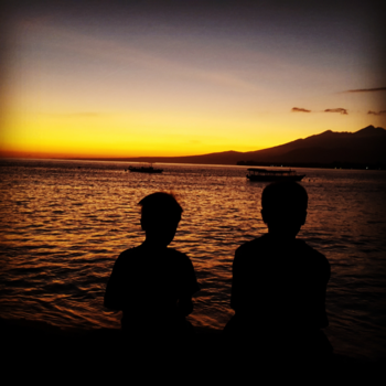 Lombok - wait for sunrise by gili meno lombok