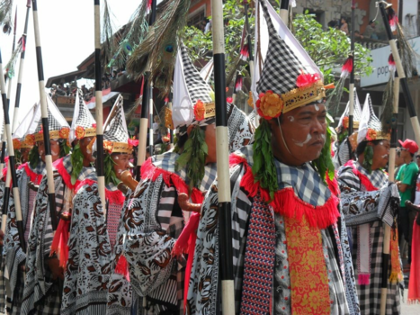 Bali - Uitvaart ceremonie koningin