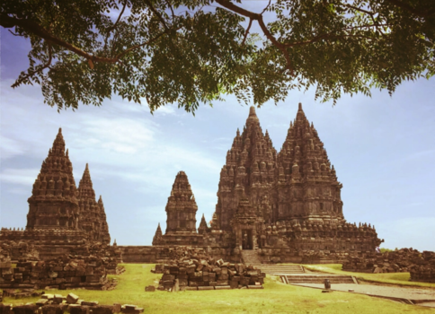 Jakarta - Schuilen voor de zon, genieten van dit uitzicht