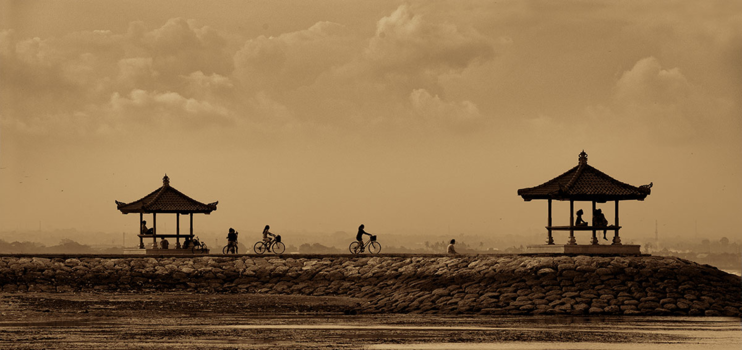 Rondreis Bali - Uitkijk vanaf het strand