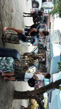 Gili-eilanden - Op de " bus " wachten........