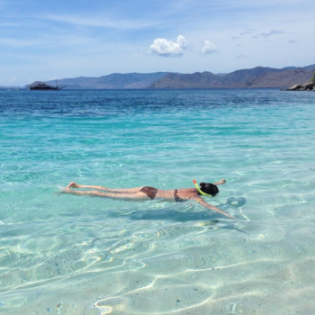 Lombok - Snorkeling at (pink)beach