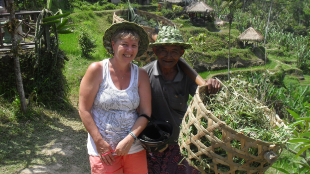 Bali - bij de rijstvelden