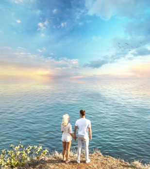 Bali - Balangan beach couple