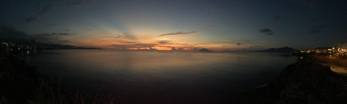 Manado - Sunset at manado