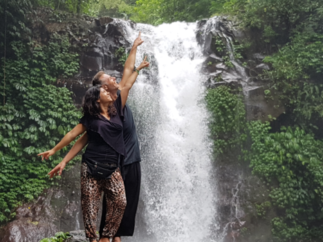 Bali - Git git multitier waterfall