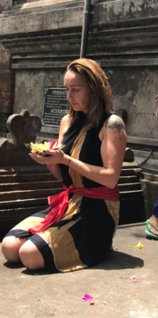 Bali - Cleaning myself