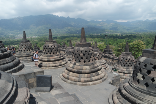 Borobudur - Zoals het klokje thuis tikt tikt het nergens