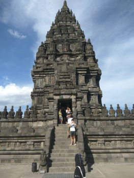 Borobudur - handjevol tourists