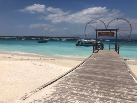 Gili-eilanden - Strand Gili één dag voor de aardbeving