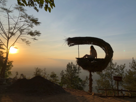 Ubud - Sunset Java, indonesie
