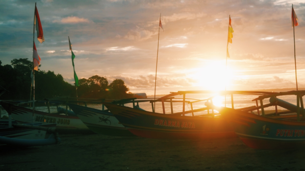 Pangandaran National Park - Zonsondergang Java