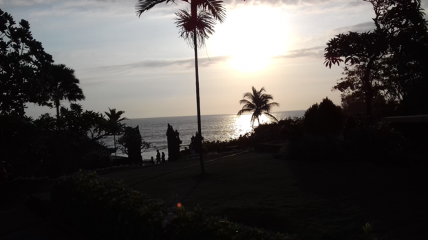 Bali - Zonsondergang vanuit Villa Aum