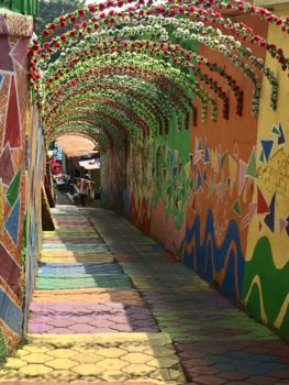 Java - Kleurrijk dorp op Java