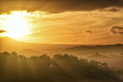 Borobudur - Sunrise borobordur
