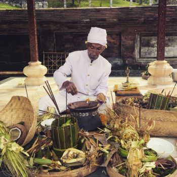 Bali - In de tempel op Bali