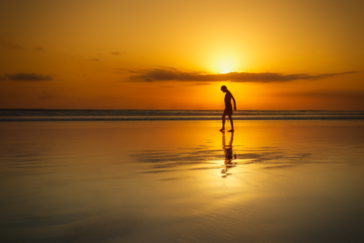 Denpasar - Sunset at Bali Double Six Beach